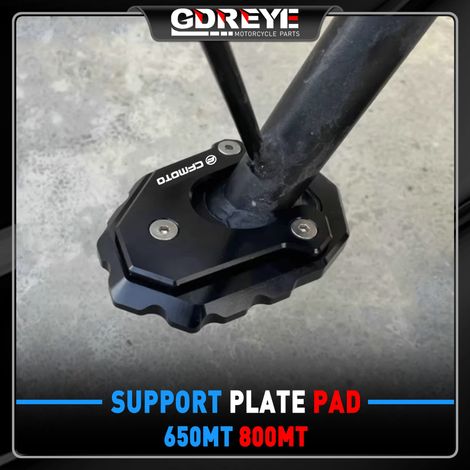 (Bleu, 1 jeu) Compatible avec les motos CFMOTO 650MT et 800MT : accessoires, béquille latérale, extension, plaque de support. Compatible avec les modèles 800 MT et MaxPower. (1/4)