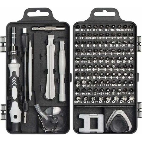 Faireach Precision Screwdriver Set, 115-in-1 Professional Repair Screwdriver Set, Multifunctional Magnetic Screwdriver for iPhone, Laptop, Mac, Watches, Toys, Jewelry, Glasses and Accessories (1/4)