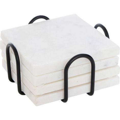 4 sottobicchieri l11,5xl11,5xh5,5cm - Atmosphera créateur d'intérieur (1/4)