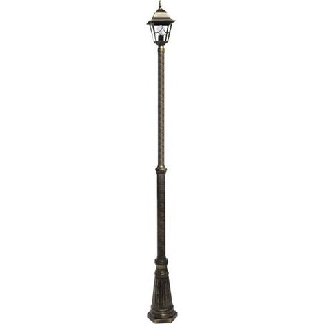 Lampada da terra abrila Chic nero alluminio vetro regolabile (1/2)
