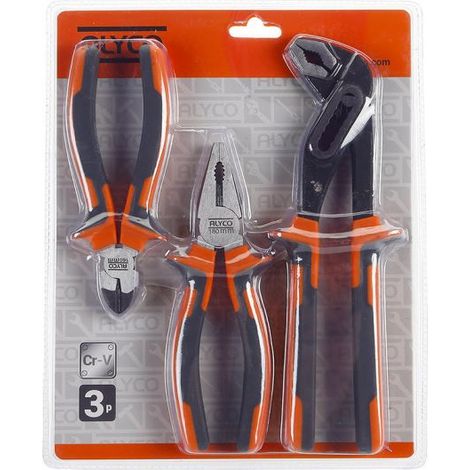 Set 3 Pinces Alyco Orange Sous Blister Alyco 170509 (1/5)