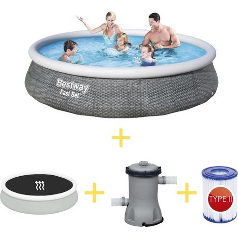 Bestway Bestway Fast Set Ronde - 396x84 cm - 4-pièces  S22281 (1/5)