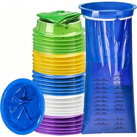 Lot de 30 sacs à réjections avec anneau de 1000 ml (1/5)