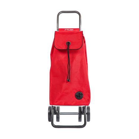 Zusammenklappbarer Einkaufswagen imax logic 2+2 4r mf rot imx305 rolser