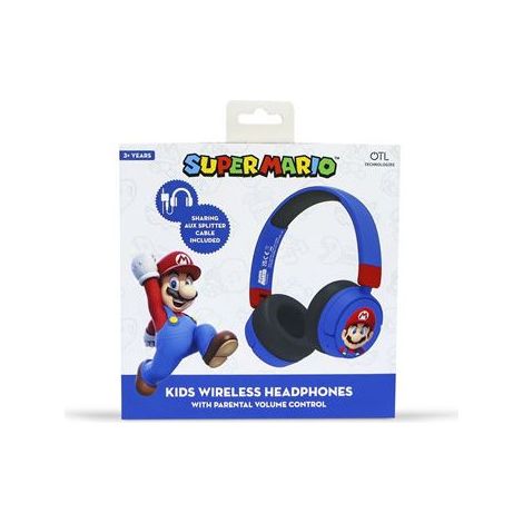 OTL Technologies Super Mario SM1001 écouteur/casque Avec fil &sans fil Arceau Jouer USB Type-C Bluetooth Bleu, Rouge (1/3)