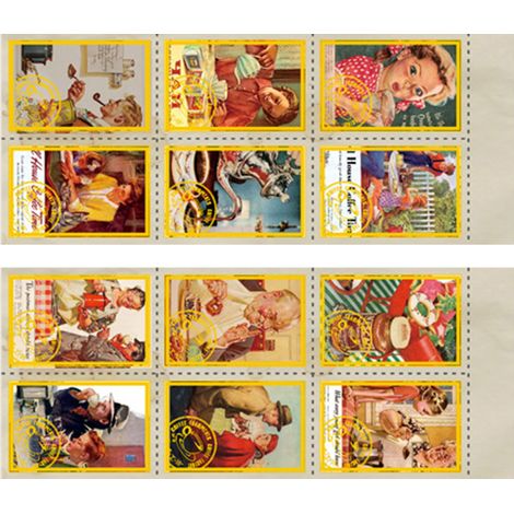 Set mit 20 dekorativen Vintage-Papieren mit Goldfolienmuster, Scrapbooking-Zubehör, Blätter für DIY-Bastelarbeiten, Kunsthandwerk, Typ 3 (1/5)