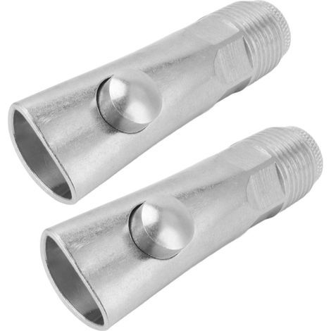 Set aus 2 Edelstahl-Tränken mit gleichmäßigem Durchfluss, G1/2 Außengewinde, für Sauen und Ferkel (ohne Filter). (1/5)