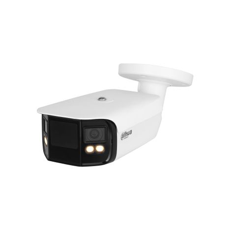 IPC-PFW5849-A180-E2-ASTE - Bullet IP AI 180° 2x4 MP 2x3,6 mm WDR LED a todo color Micrófono 12 V/ePoE