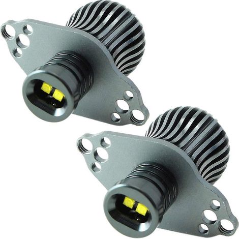 2x Anneaux lumineux LED Angel Eye pour ampoules E90 série 3, 20 W, blanc, haute puissance (1/5)