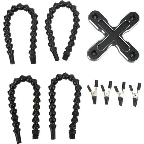 Bras de maintien pour soudure, 4 pinces flexibles, base en alliage d'aluminium, outil de soudage pour circuits imprimés (1/5)