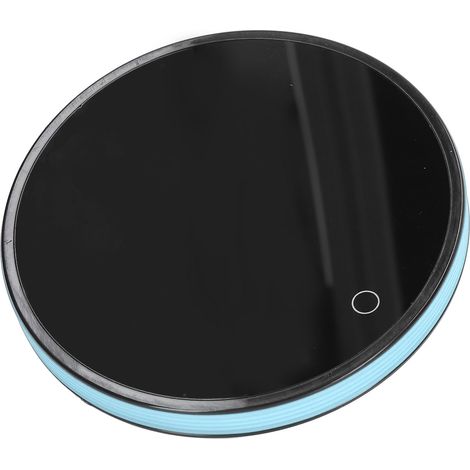 Chauffe-tasse portable en alliage d'aluminium 18W - Plaque chauffante pour café, thé, lait - Prise EU 220V - Bleu