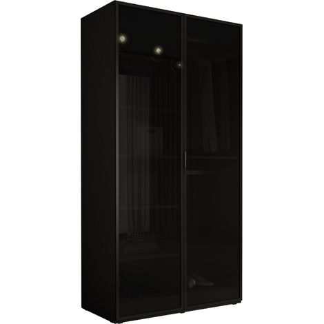 Armadio: Nero Grafite / Vetro Antisol, 100 x 200 x 51 cm (1/5)
