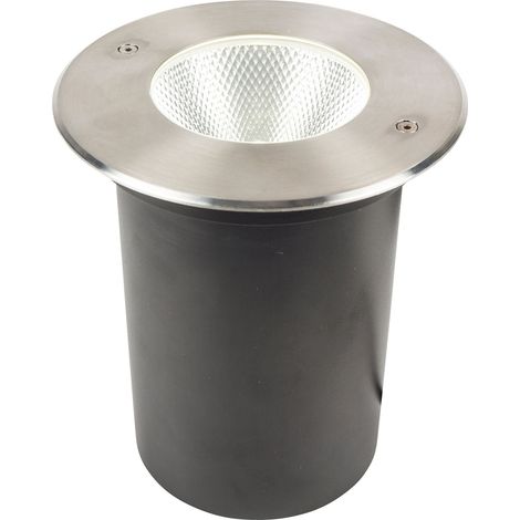 Encastré de sol extérieur COLOSS 4 rond inox 4000K 1940lm 20W - EUROPOLE - 54041