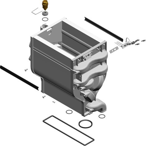 Ersatzteil 8738901742 Wärmetauscher von BOSCH - 8738901742