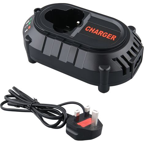 PDstation Chargeur de batterie au lithium 10.8 V 12 V, chargeur rapide pour batteries au lithium Makita 100-240 V DC10WA DF030D BL1013 BL7010 BL1014 194550-6 194551-4 195332-9 (1/5)