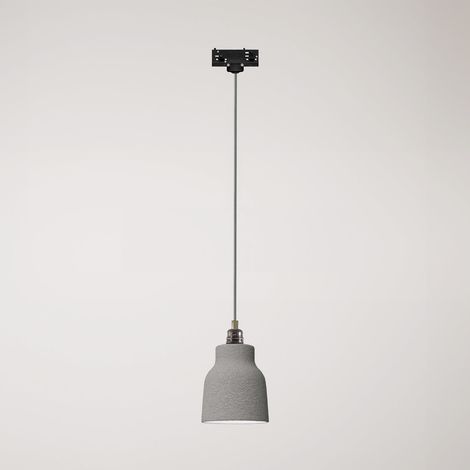 Creative Cables - Candeeiro suspenso com abajur Vase e adaptador de calha -lâmpada incluída