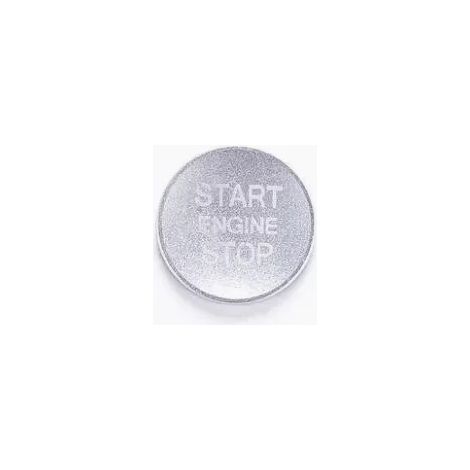 (AA) Convient pour une utilisation sur le moteur Citroën C4L SPACETOURER. Autocollant décoratif pour bouton de démarrage à une touche. Cache de protection métallique. (1/4)