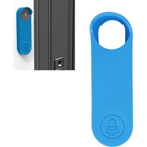 Étui en silicone pour sonnette Google Nest - Protection anti-poussière - Accessoires bleus (1/5)