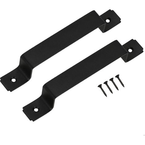 Maniglia per mobili, cassetti e ante, stile loft, nera, 19,5 cm, set da 2 (1/5)