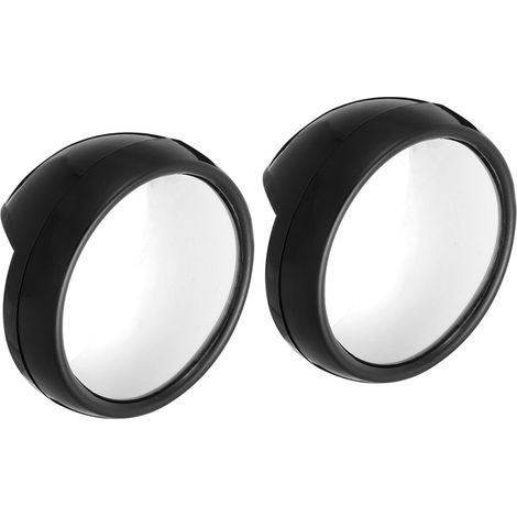 Écran D'ordinateur Rétroviseur 2pcs Noir en PC Acrylique Installation Simple pour Bureaux et Ordinateurs de Bureau (1/5)