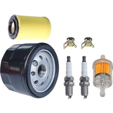796031 Kit d'entretien de filtre pour pelouse YTA18542 YTA22V46 D100 avec filtres à huile de rechange pour moteur 591334 492932 Noir (1/5)