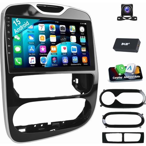 10.1" Android 15 Autoradio GPS Navi WIFI Navigation Für Renault Clio 4 2012-2019 4+64G DAB CAM