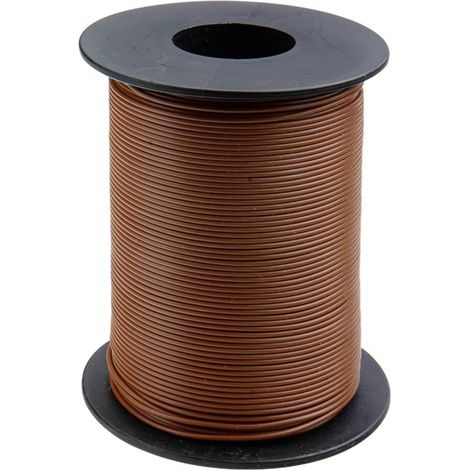 Donau Elektronik 125-S50-8 Cavo per cablaggi 1 x 0.25 mm² Marrone 50 m