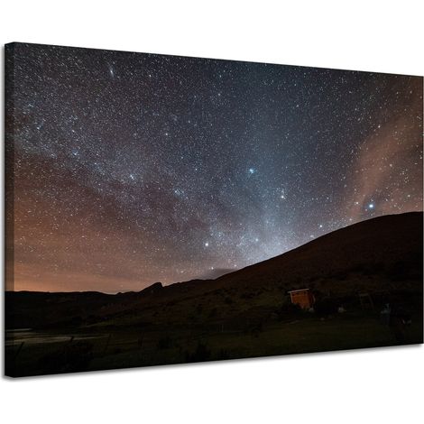 Leinwanddruck Weltraum Sternenhimmel 120x80