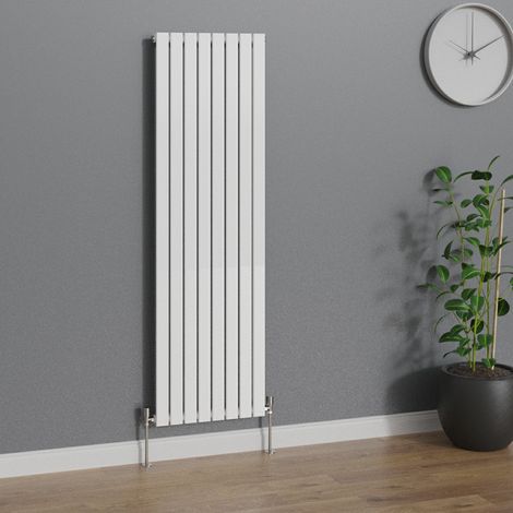 WarmeHaus Vertical 1800x544mm Flat Panel Radiator White Single (1/5)