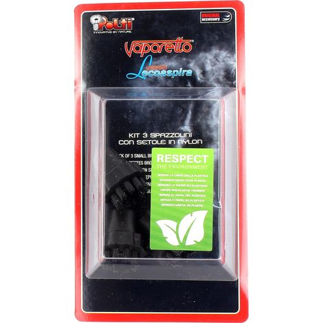 Set di 3 spazzole popaeu0250 - pulitore a vapore polti