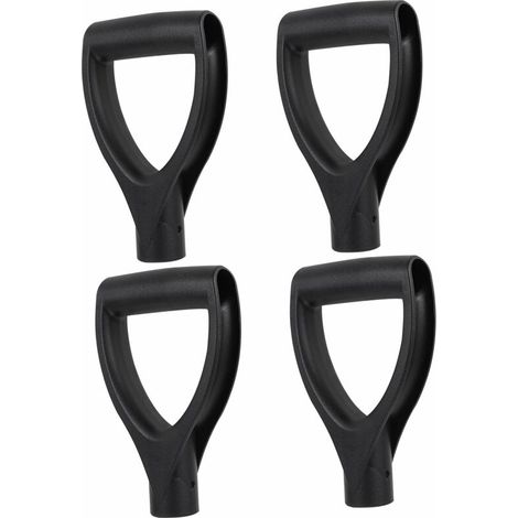 4Pcs Poignée De Pelle De Type D, Outils d'entretien des Pelouses Pelle De Soins Infirmiers,Pièces De Pelle Poignée D Grip Poignée (1/5)