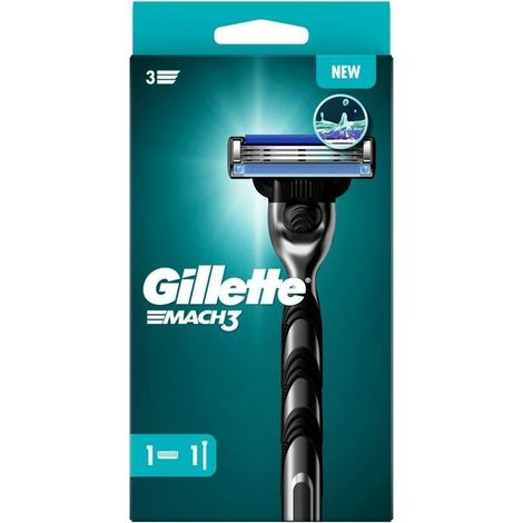 Gillette mach3 Nassrasierer grau