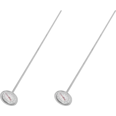 2X long Stem Compost Soil Thermometer Fast Response inoxydable acier 20 pouces Measuring Probe Fahrenheit et Celsius (1/5)