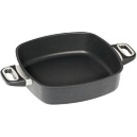AMT I-E287G Induktion Eck-Pfanne flach Aluminumguss 28 x 28 cm, Höhe 7 cm"-"162124805