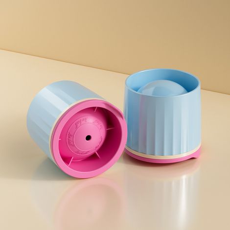 Runde Silikon-Eiswürfelform – Hockeyball-Form für Whisky, leichtes Entformen, 1 Stück Rosa-lsw (1/2)