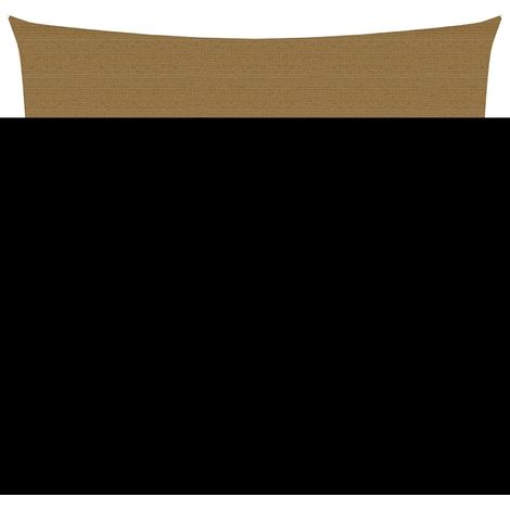 vidaXL Sunshade Sail 160 g/m² Taupe 4,5x4,5 m HDPE