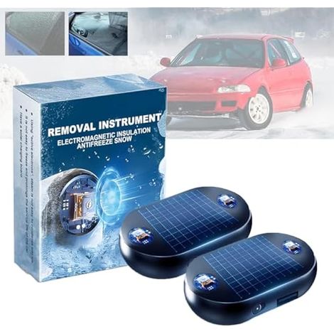 Conditionnement d'un réchauffeur à énergie cinétique moléculaire pour le dégivrage de pare-brise de voiture, mini réchauffeur à énergie cinétique, réchauffeur à énergie cinétique avec cellule solaire (1/5)