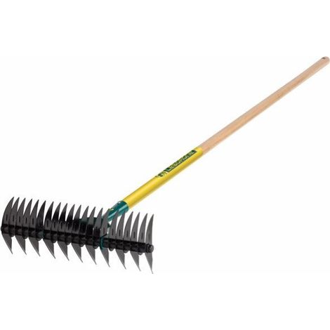 Scarificateur 32 dents manche bois certifié PEFC 100%- -Leborgne