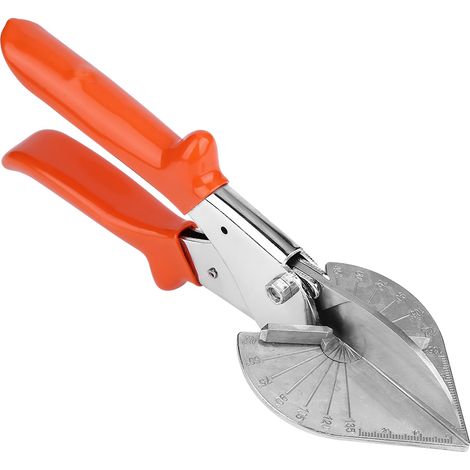 Multifunktionale, verstellbare Winkelschneider, Drahtschneider mit mehreren Winkeln (orangefarbener Griff) (1/5)