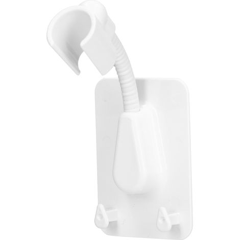 Support de pommeau de douche sans perçage, universel et réglable, avec clip de fixation pour salle de bain à domicile (1/5)