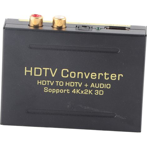Extracteur audio HD Multimedia Interface vers AUDIO+SPDIF+R/L Convertisseur de signal audio 100240V (UE) (1/5)