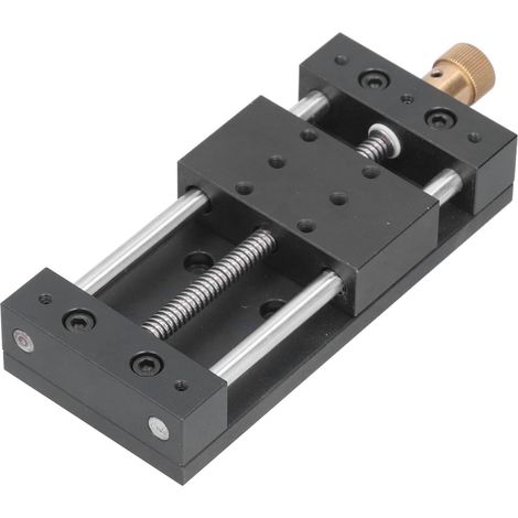 Scène Linéaire, Actionneur de Scène Linéaire de Haute Précision en Alliage D'aluminium, Plage de Course 75 Mm/3 Pouces, Table Coulissante Manuelle, Scène de Rail Linéaire avec (1/5)