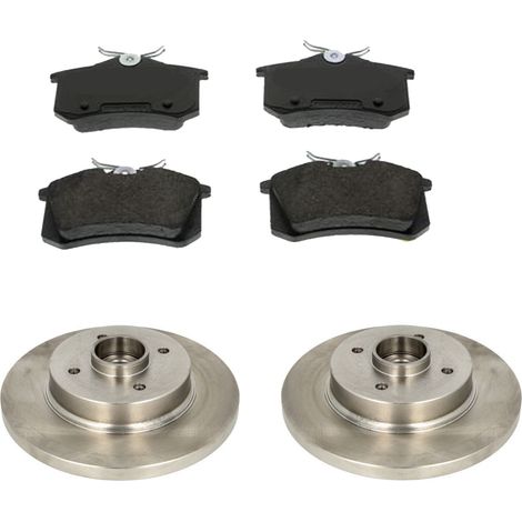 KIT FRENI POSTERIORI compatibile con CITROEN C3 PICASSO (SH) - DISCHI + PASTIGLIE OEM: FDB4260 / 17893C , 17893 /SOSTITUZIONE DIRETTA/BASSA POLVERE/SILENZIOSO (1/5)