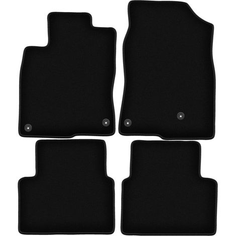 Tappetini BASIC in velluto nero per: Honda Civic X hatchback (2017-) (1/5)