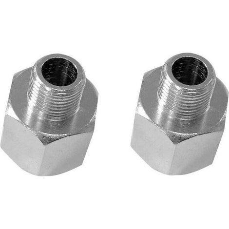 Adaptateur De Tuyau D'Air Pour Aerographe, Male Bsp G1 / 8 Et Femelle Bsp G1 / 4, 2 Pcs (1/4)