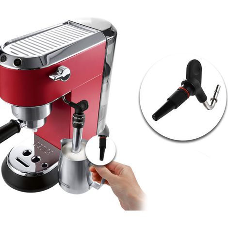 Buse à vapeur en silicone pour machine à café Delonghi Dedica EC680/685, accessoire de remplacement pour mousseur à lait. (1/5)