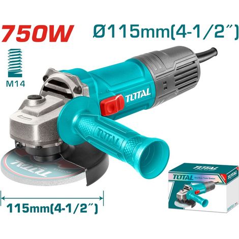 FLEX SMERIGLIATRICE ANGOLARE 115mm 750W PROFESSIONALE TOTAL (1/4)