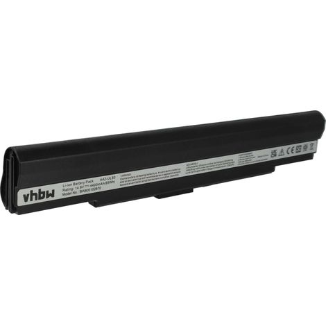 vhbw Akku kompatibel mit Asus UL30A, UL30A-A2, UL30A-A1, U30JC, U35, U35JC, U45, U45JC, UL30, U30, U30SD Notebook (4400 mAh, 14,8 V, Li-Ion) (1/5)