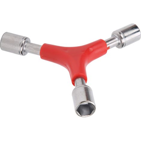 Clé à douille hexagonale extérieure en forme de Y, clé 3 voies pour vélo, outil de réparation combiné pour vélo (1/5)