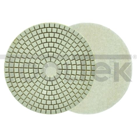 Disco lucidante diamantato ad umido Geko G3000 per la levigatura del gres (1/4)